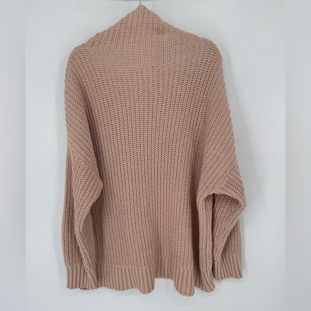 Aerie Womens Soft Knit Cowl Neck Sweater - Beige Size XL - Picture 2 of 5